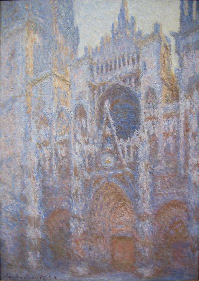 Rouen Cathedral, West Facade by Claude Monet